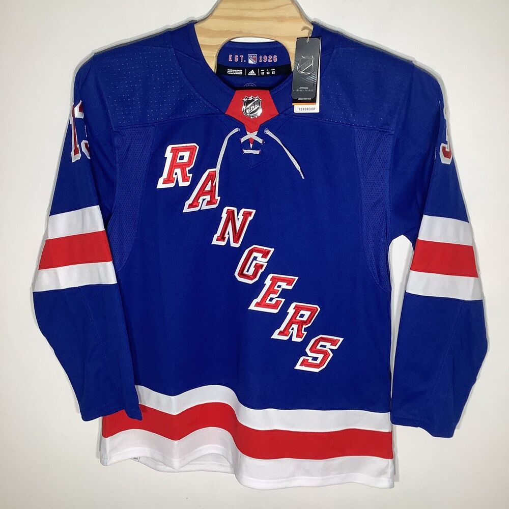 Adidas Primegreen Mens NY Rangers Lafreniere #13‎ NHL Hockey Jersey Size 52 NWT